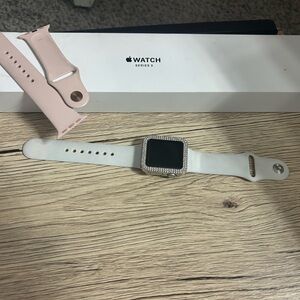 Apple Watch Series 3 with Silver and White Accents